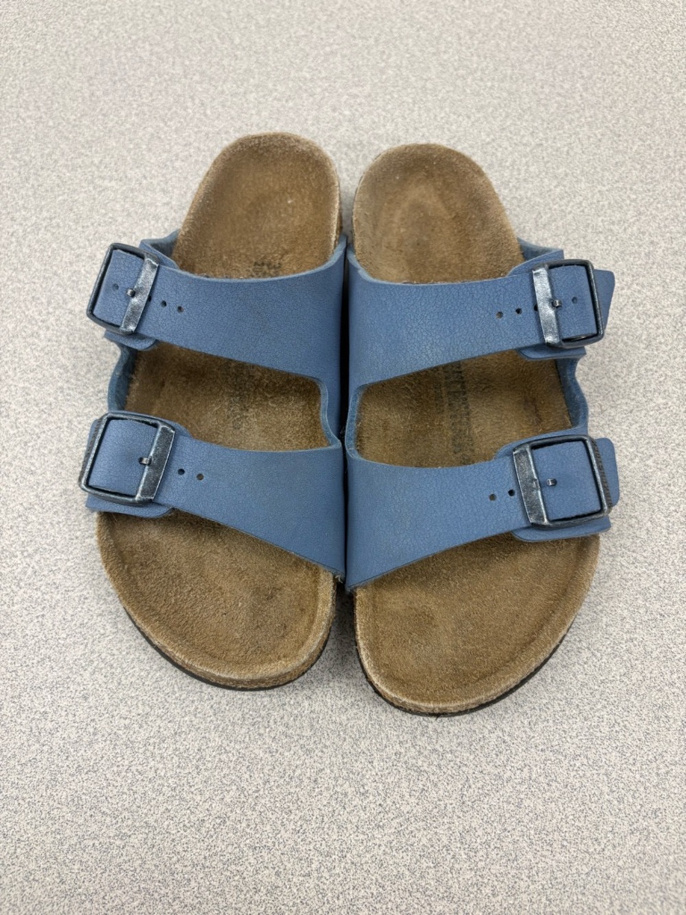 Birkenstock Arizona Kids Blue  Birkibuc Sandal Size_EU 32 / US 1 Big Kid